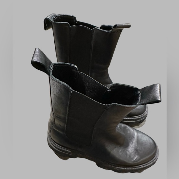 Atelier Blade leather Chelsea combat boot with treaded sole - Picture 7 of 10